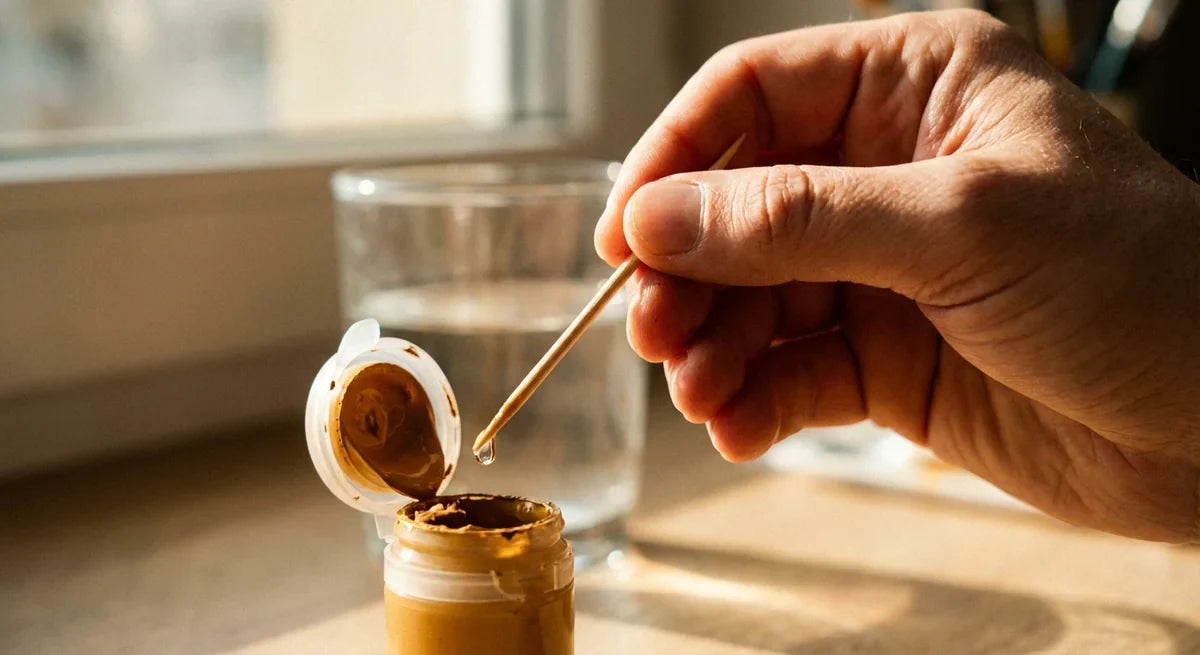 How to thin and mix acrylic paint for paint by numbers