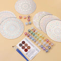 Thumbnail for Mandala table mats, paints, brushes, and accessories