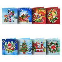Thumbnail for Diamond Painting Christmas Cards 8pcs 