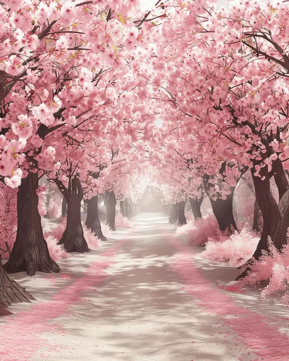 Path of Petals 40x50cm - Diamond Painting 