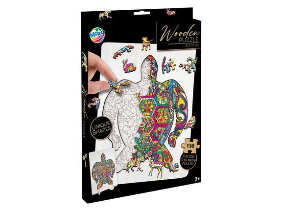 Wooden turtle puzzle 132 pieces