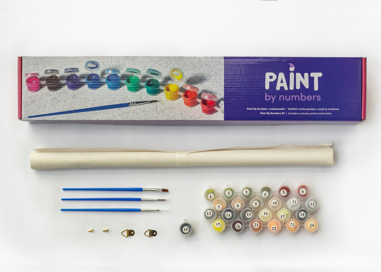 Lines and Colors - Paint By Numbers 