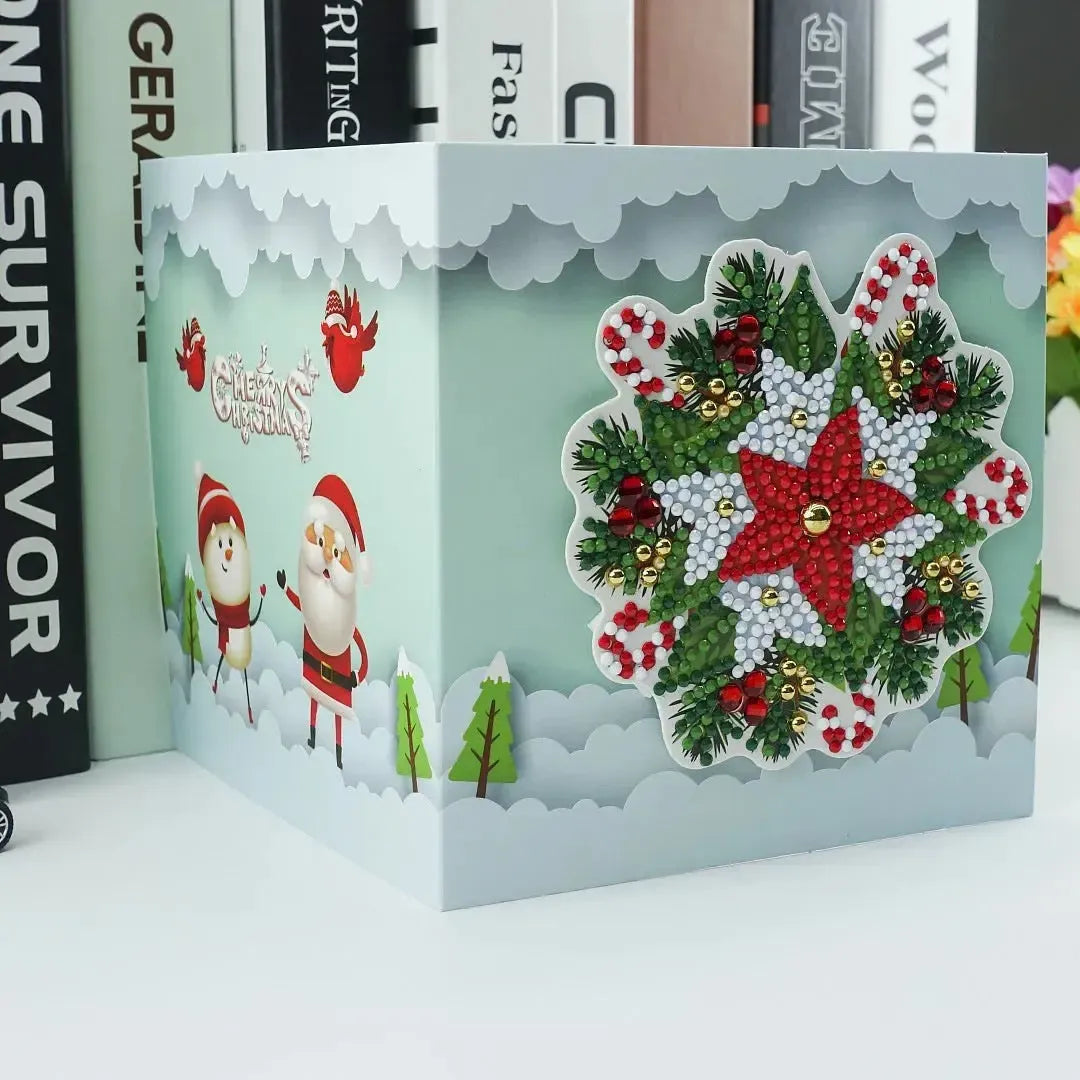 Diamond Painting Christmas Cards 8pcs 