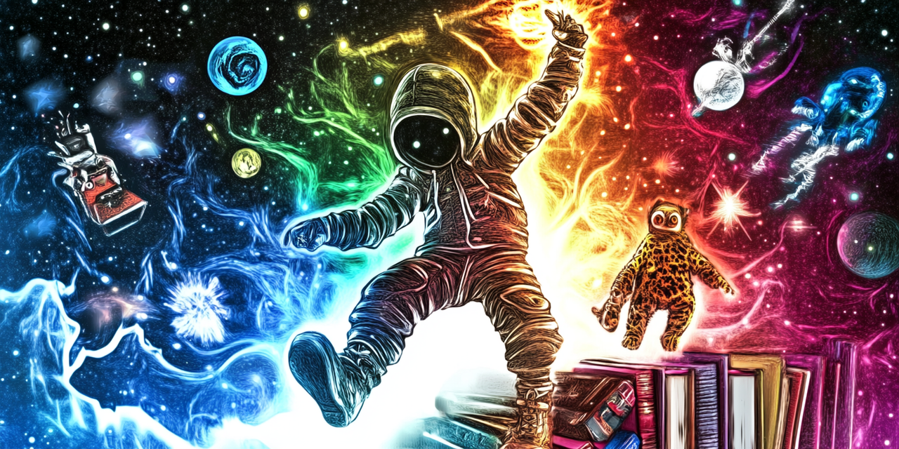 Cosmic Voyager 40x80cm - Diamond Painting 