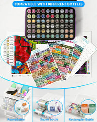 Thumbnail for DMC color code stickers for diamond painting – 447 pcs 