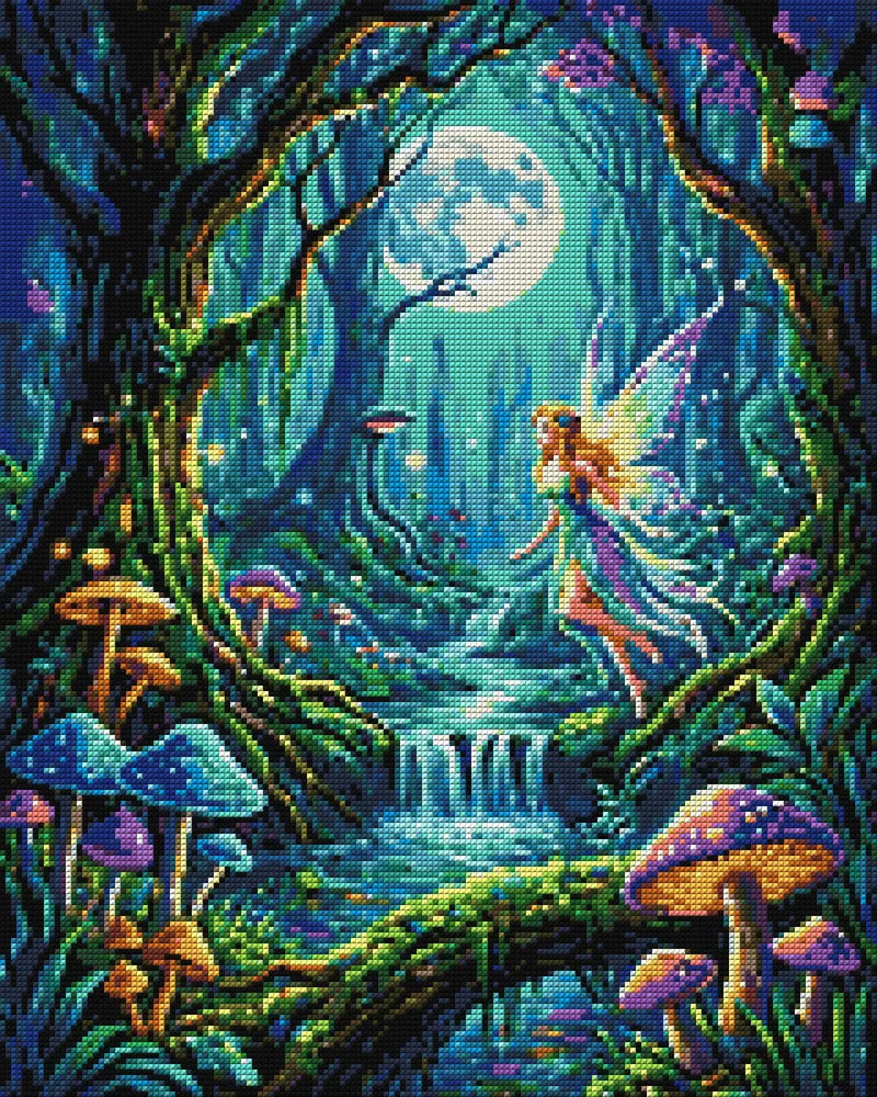 Diamond pattern - Moonlit Enchanted Forest