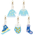 Thumbnail for Winter diamond painting keychains – winter-themed designs