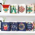 Thumbnail for Set of 8 diamond painting Christmas cards