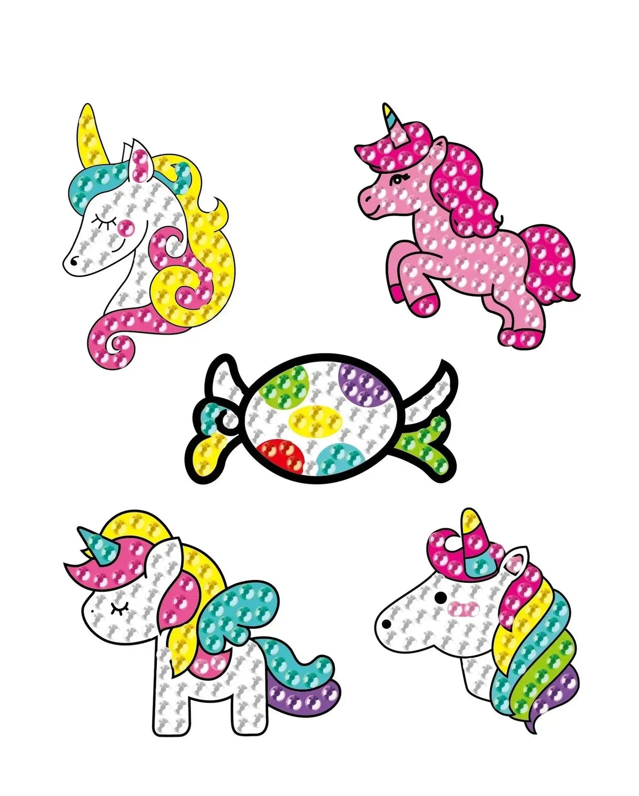 Diamond painting sticker sheet 