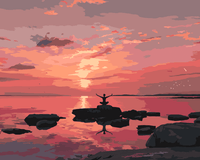 Thumbnail for Meditaatio auringonlaskun rannalla