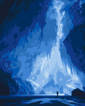 Thumbnail for Icy waterfall in the cave