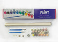 Thumbnail for Paint by numbers kit package - Skull with Flowers 40x50cm