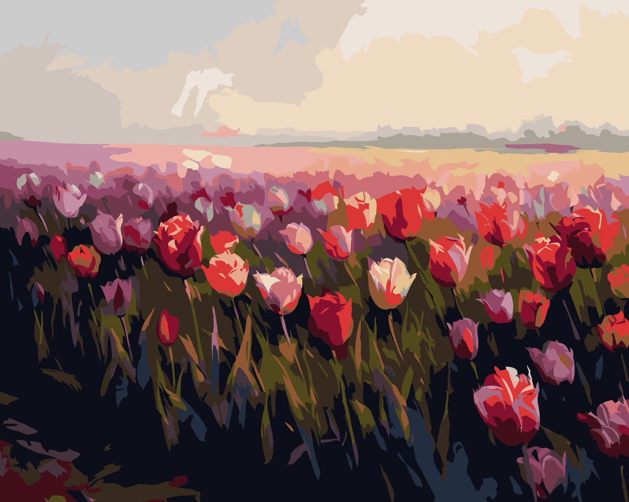 Tulip Tapestry - Paint By Numbers 