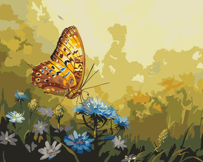 Gossamer Wings paint by numbers – delicate wings