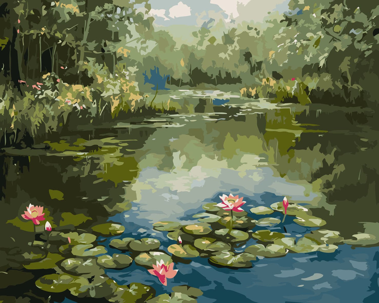 Nature's Mirror - Paint By Numbers 