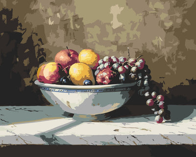 Tropical Palette paint by numbers – tropical colour palette