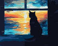 Thumbnail for Dusk's Silent Observer paint by numbers – silent watcher at dusk