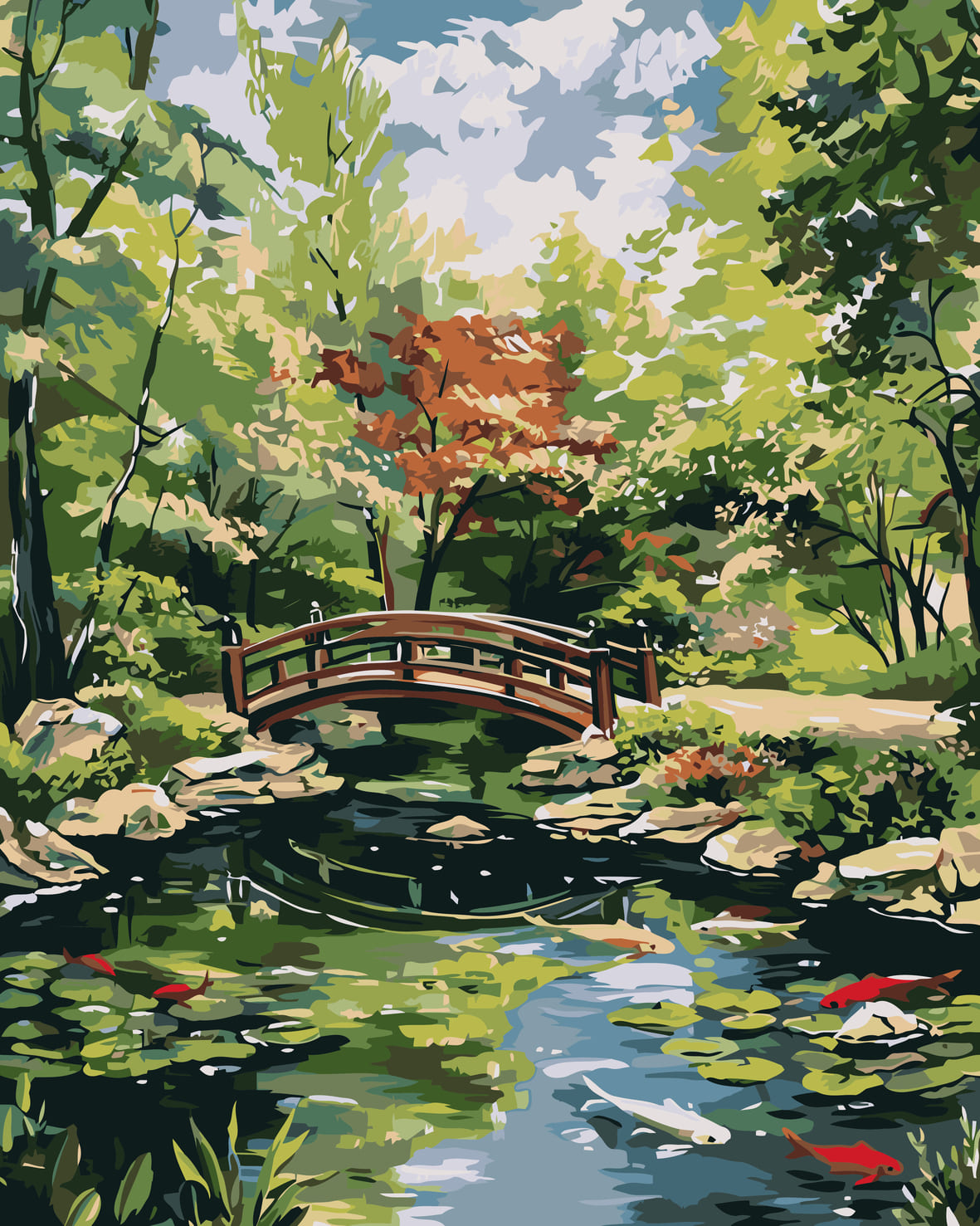 Bridge to Serenity - Paint By Numbers 