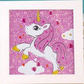Thumbnail for Pink Unicorn kids diamond painting with unicorn design
