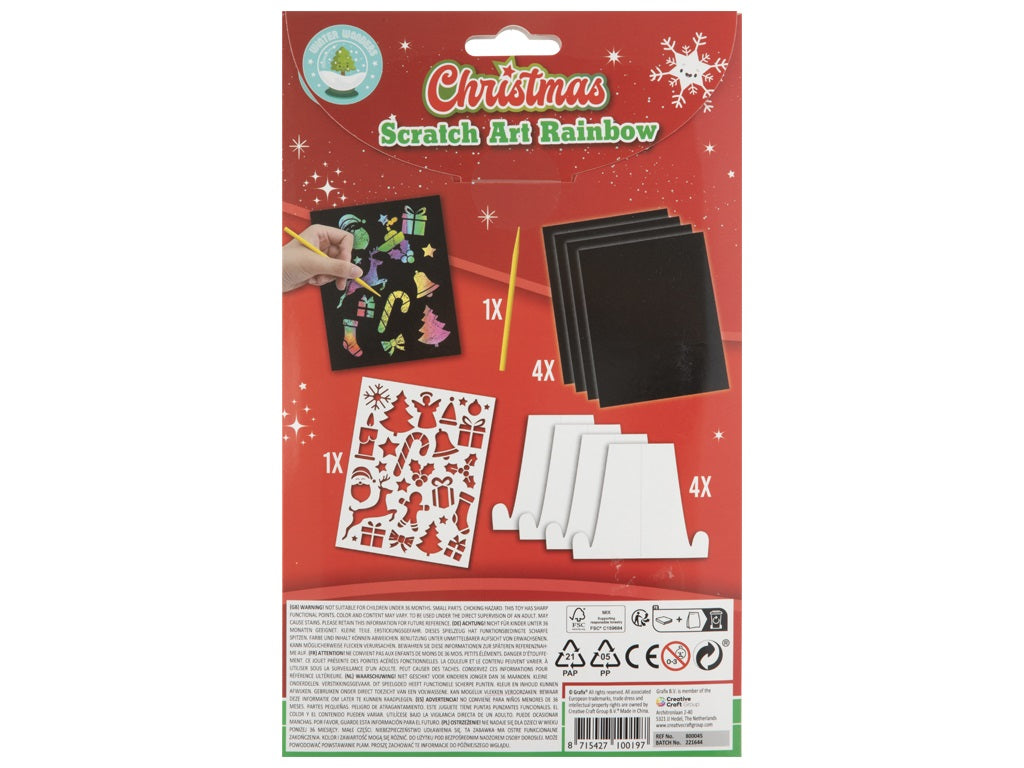 Scratch Art Christmas A5 