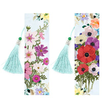 Thumbnail for Flowers - Diamond painting bookmarks 