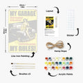 Thumbnail for My Garage – retro metal paint by numbers