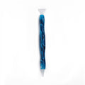 Thumbnail for Sapphire diamond painting pen: blue marbled resin stylus with dual tips