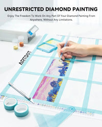 Thumbnail for Diamond painting protective paper set – 200 sheets + tools 