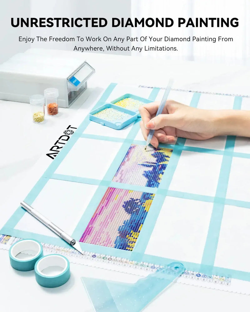 Diamond painting release paper set – paper on canvas