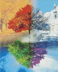 Thumbnail for Nature's Everlasting Dance 40x50cm - Diamond Painting 
