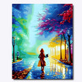 Thumbnail for City Glow paint by numbers, city lit up at night