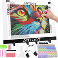 Thumbnail for ARTDOT LED light table with diamond painting accessories and adjustable stand