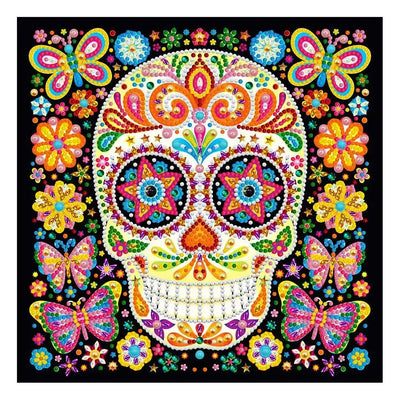 Skull glow-in-the-dark diamond painting
