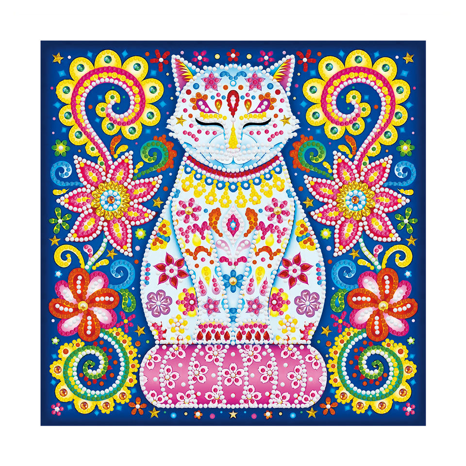 Cat 30x30cm - Glow in the Dark Diamond Painting 