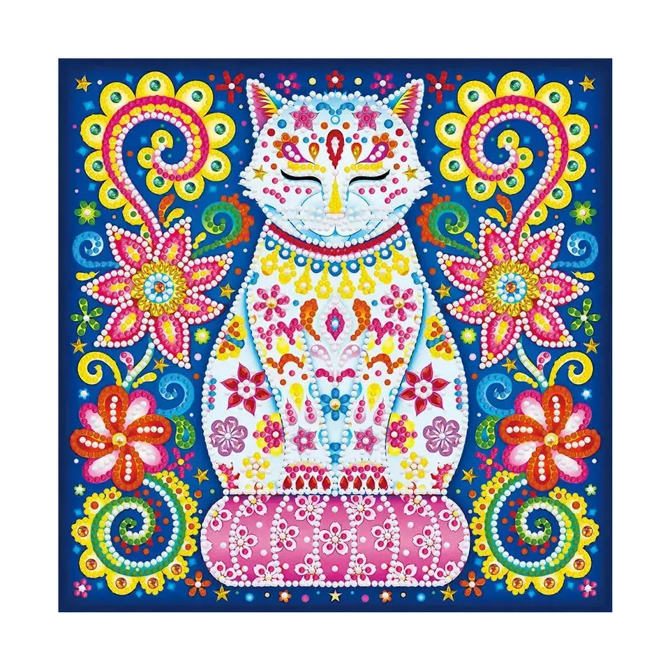 Cat 30x30cm - Glow in the Dark Diamond Painting 