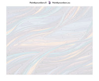 Thumbnail for Numbered canvas - Abstract Colorful Waves 50x40cm