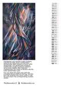 Thumbnail for Color chart and instructions - Abstract Draped Fabric 40x70cm