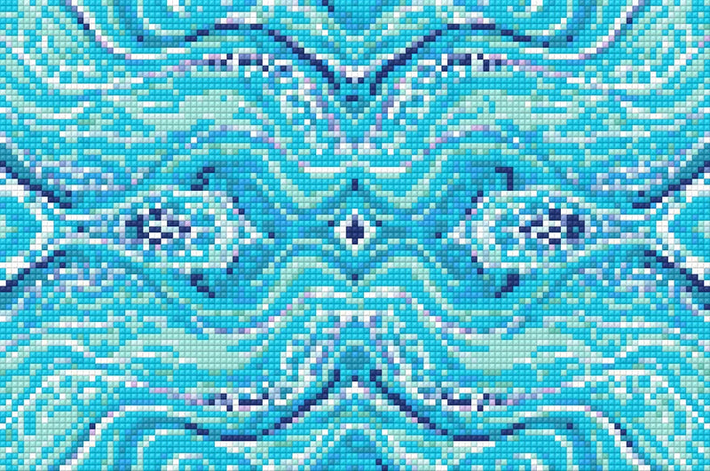 Diamantmönster för Abstract Waves