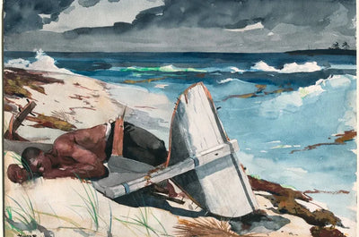 After The Hurricane Bahamas diamond painting - Winslow Homer
