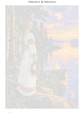 Thumbnail for Paint by numbers numbered canvas - Aino by the Lake 50x70cm