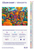 Thumbnail for Paint color chart and instructions - Alebrije Jaguar 70x50cm