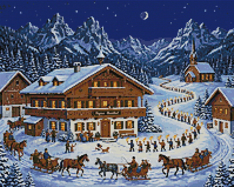 Diamond pattern - Alpine Gasthof