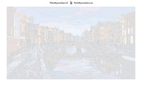 Thumbnail for Numbered canvas - Amsterdam Canal Bridge 70x40cm