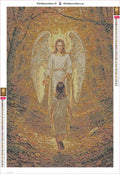 Thumbnail for Angel and Child diamond painting adhesive canvas 40x60cm