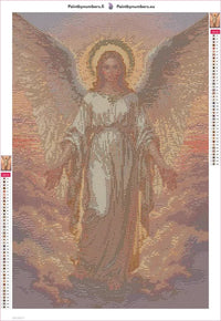 Thumbnail for Angel in the Clouds diamond painting adhesive canvas 40x60cm