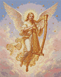 Thumbnail for Diamond Pattern - Angel with Harp