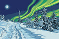 Thumbnail for Diamond Pattern - Arctic Night Sky