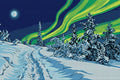 Thumbnail for Diamond Pattern - Arctic Night Sky
