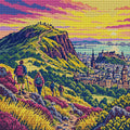 Thumbnail for Arthur Seat Cloudbreak, 50x50 cm diamond painting – full design preview without the close-up inset