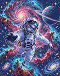 Thumbnail for Astronaut in the Nebula, 40x50 cm diamond painting – finished design preview